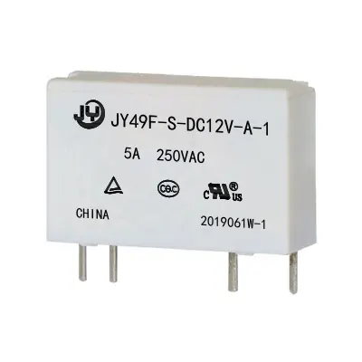 杰盈JY49F系列5A 7A小型功率继电器